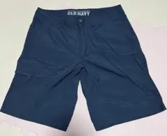 old navy ハーフパンツ　30インチ　ネイビー ナイロン　軽量　アウトドア
