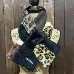 ネックウォーマー☆ヒョウ柄