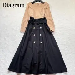 ダイアグラム カットトレンチ ワンピース S