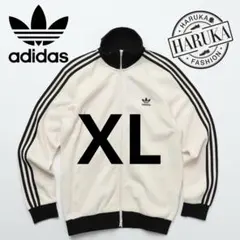 新品XLアディダス刺繍トラックジャケット ジャージトップ ワッフル