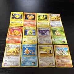 ス*中様 旧裏ポケモンカード12枚セット