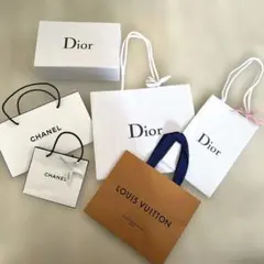 ハイブランド ルイヴィトン Dior CHANEL 紙袋 ショッパー まとめ売り