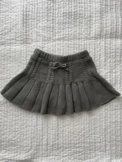 petitmain ニットプリーツスカート　80-90