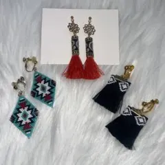 イヤリング　ピアス　セット売り