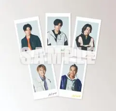 Aぇ! group chameleon 早期特典 チェキ風カード