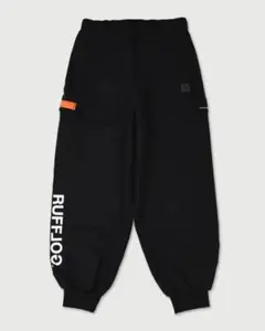 【完売品】RUFFLOG★ラフロッグ★ブラック ジョガーパンツ★カーゴパンツ★黒