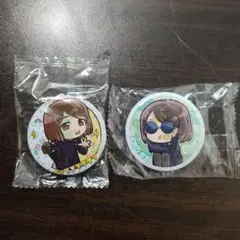 呪術廻戦　家入硝子　ぴた!でふぉめバッジセット