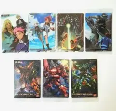 新品 ガンダム カード 水星の魔女 ザク バウ マラサイ ハンマ スレッタ 7枚