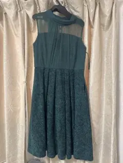 パーティドレス　グリーン