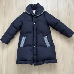 ハッカキッズ ダウンコート 130 ネイビー