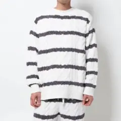 ジェラートピケ　gelato pique アランプルオーバー　オフホワイト