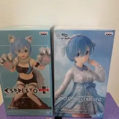 レム フィギュア 2種 セット BANDAI