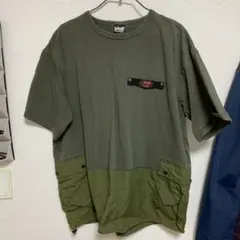 Schott オリーブ色 ポケット付き Tシャツのサムネイル