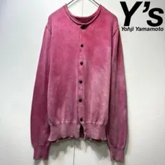 美品 ワイズ ヨウジヤマモト パッチワーク ショートニットカーディガン