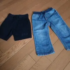 GAP ショートパンツとデニムパンツセット