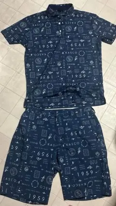 美品⭐︎KASCO ⭐︎ゴルフウェア⭐︎セットアップ⭐︎ネイビー⭐︎LL & Lサイズ