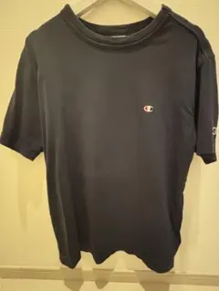 Champion チャンピオン 無地T L ネイビー Tシャツ