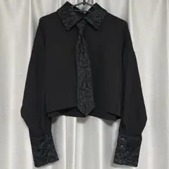 HARE ネクタイショートシャツ ブラックのサムネイル