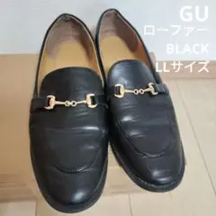 GU　ローファー　黒　LL
