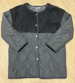 【Lutique】ボア×ウェーブキルトブルゾン　M