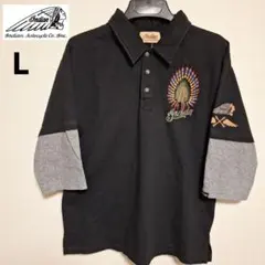 Indian Motorcycle 刺繍 ポロシャツのサムネイル