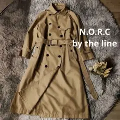 美品 N.O.R.C ロングトレンチコート 1.5サイズ（M相当）共布ベルト付