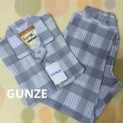 【新品】【GUNZE】メンズパジャマ　　半袖・長パンツ上下セット　定価4400円