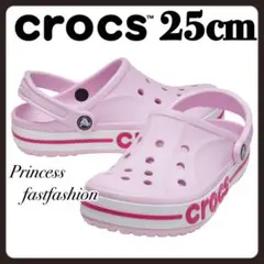 新品❤️【バレリーナピンク／25cm】クロックス バヤバンド クロッグのサムネイル