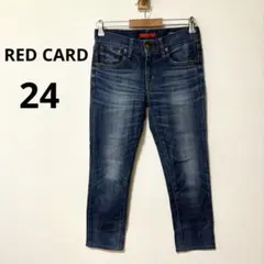 美品 RED CARD レッドカード 24 股下63 ストレートデニムのサムネイル