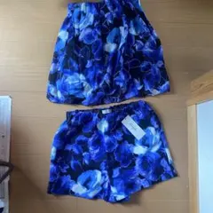 DOLCE&GABBANA セットアップ 花柄 フリル ハーフパンツ - メルカリ