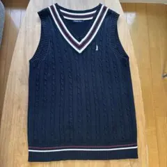 イーストボーイ　ベスト　ネイビー　綿　Venus 11
