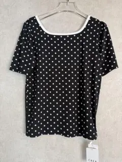 ドット柄 半袖Tシャツ トップスのサムネイル