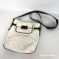 LOEWE ロエベ アナグラム ショルダーバッグ 白 レディース ブランド
