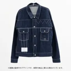 岡山デニム・アイドルマスターシャイニーカラーズだぶるはコラボ　ジャケット　パンツ シャニマス WHA 岡山デニム デニムジャケット XLサイズ だぶるは