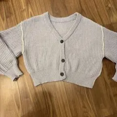 カーディガン 水色 GRL