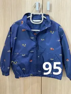 はたらくくるま柄ブルゾン　ネイビー