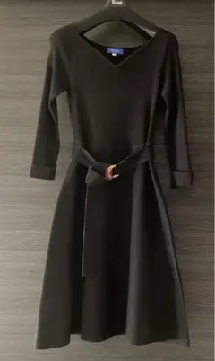 バーバリーブルーレーベル　ベルト付きワンピース