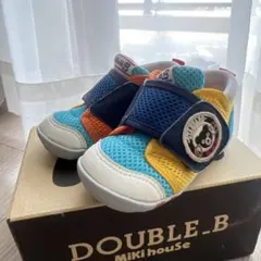 Miki House DOUBLE-B ベビーシューズ 13cm マルチカラー