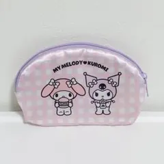 マイメロディ&クロミ×モスバーガーコラボ サテンポーチ