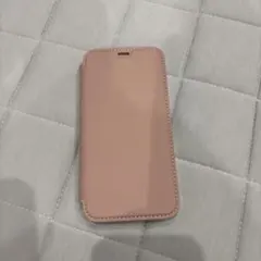 手帳型iPhoneケース ピンク 合成皮革