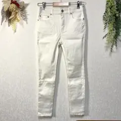 JEANASIS ジーナシス ホワイトスキニーパンツ Mサイズ