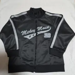 ミッキーマウス ジャケット 130サイズ ブブラック？ダークグレー？ディズニー