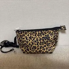OUTDOOR ヒョウ柄ポーチ