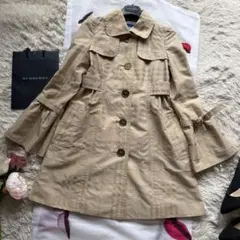 【美品】BURBERRY BLUE LABEL チェック柄トレンチコート 36