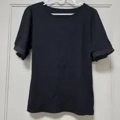 美品Avail 半袖リブカットソー ブラックのサムネイル