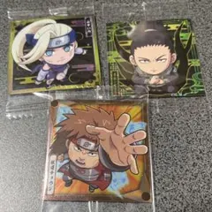 NARUTO ナルト 山中いの 奈良シカマル 秋道チョウジ ウェハースシール