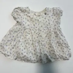 プティマイン⭐︎花柄フリル袖トップス