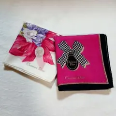 Christian Dior ハンカチ 2枚セット