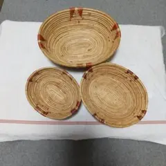 天然素材かご7点セット