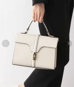 【新品】GLOBAL WORK 2way ショルダーバッグ セレモニー　白